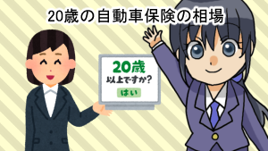 20歳の自動車保険の相場
