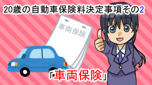 20歳の自動車保険料決定事項その2「車両保険」
